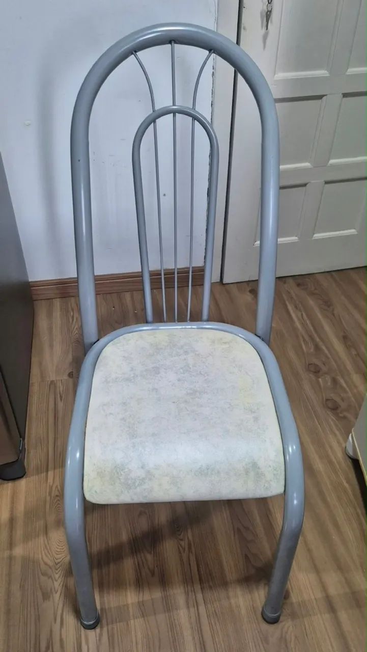 Mesa tampo granito 4 cadeiras - Foto 4