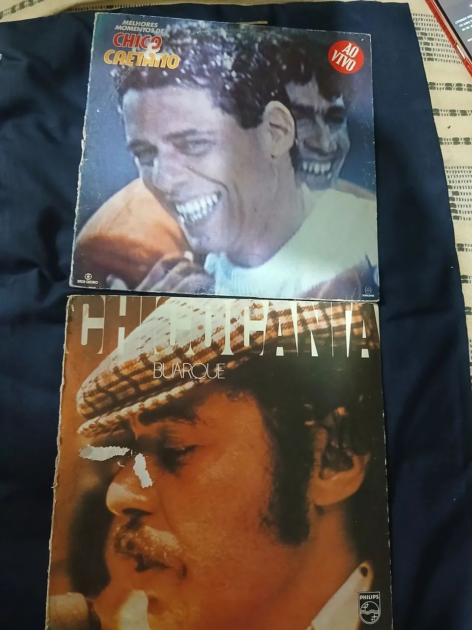 Disco de vinil lp Chico Buarque mpb e Caetano veloso