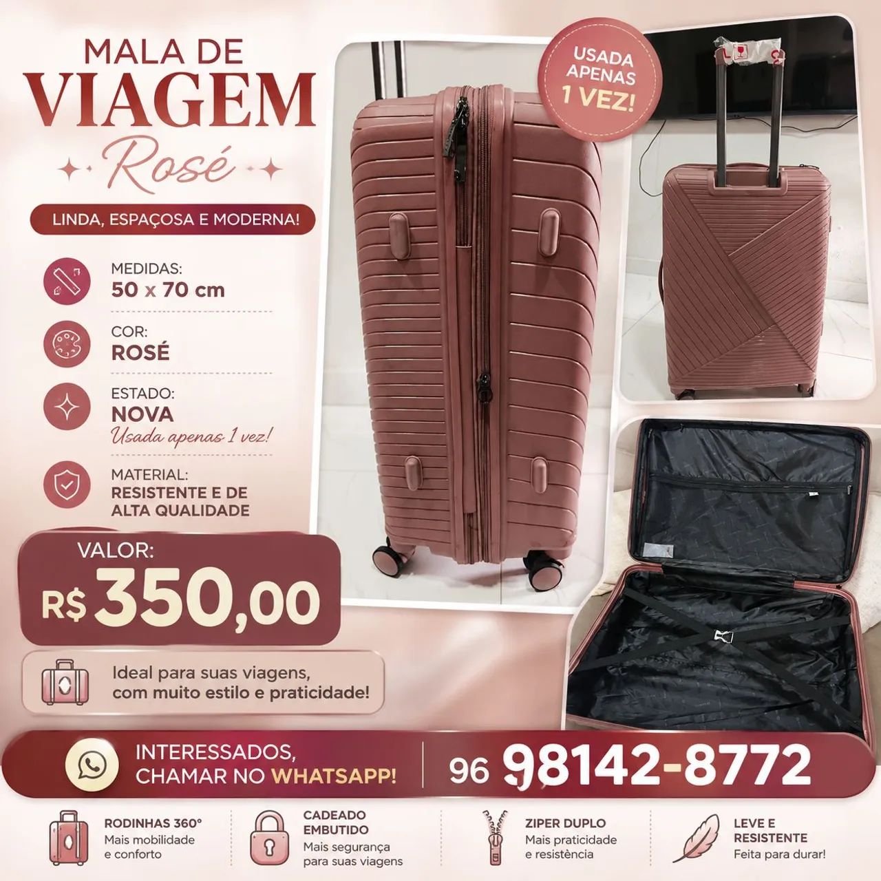 MALA DE  VIAGEM A VENDA