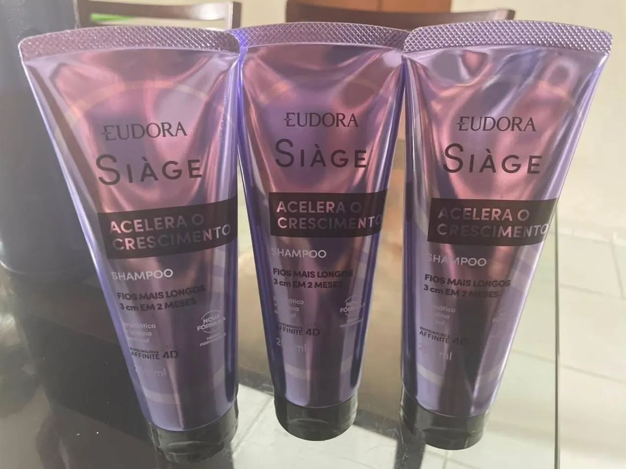 Kit 3 shampoo siage crescimento 