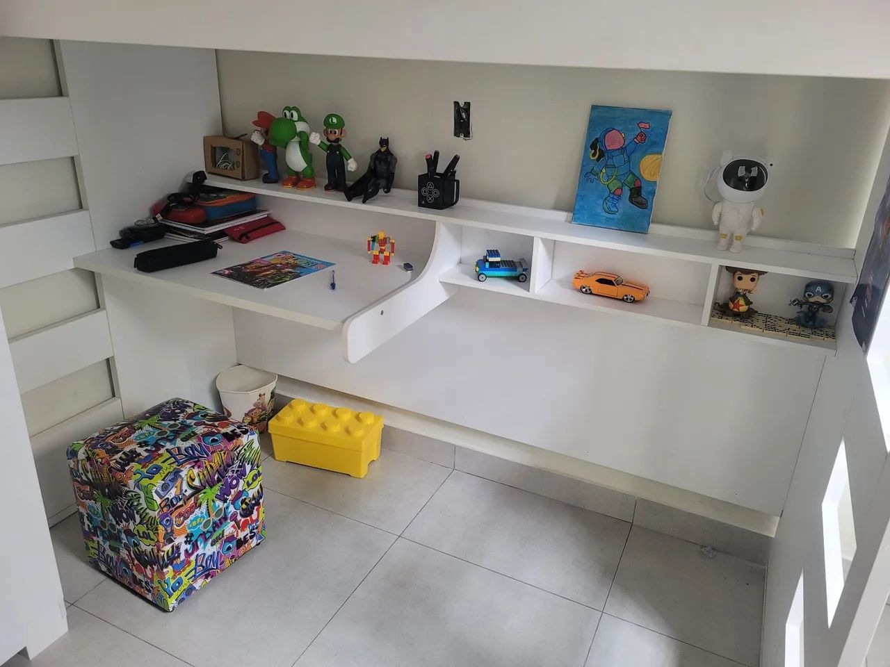 Cama beliche com escrivania mfd - Foto 2