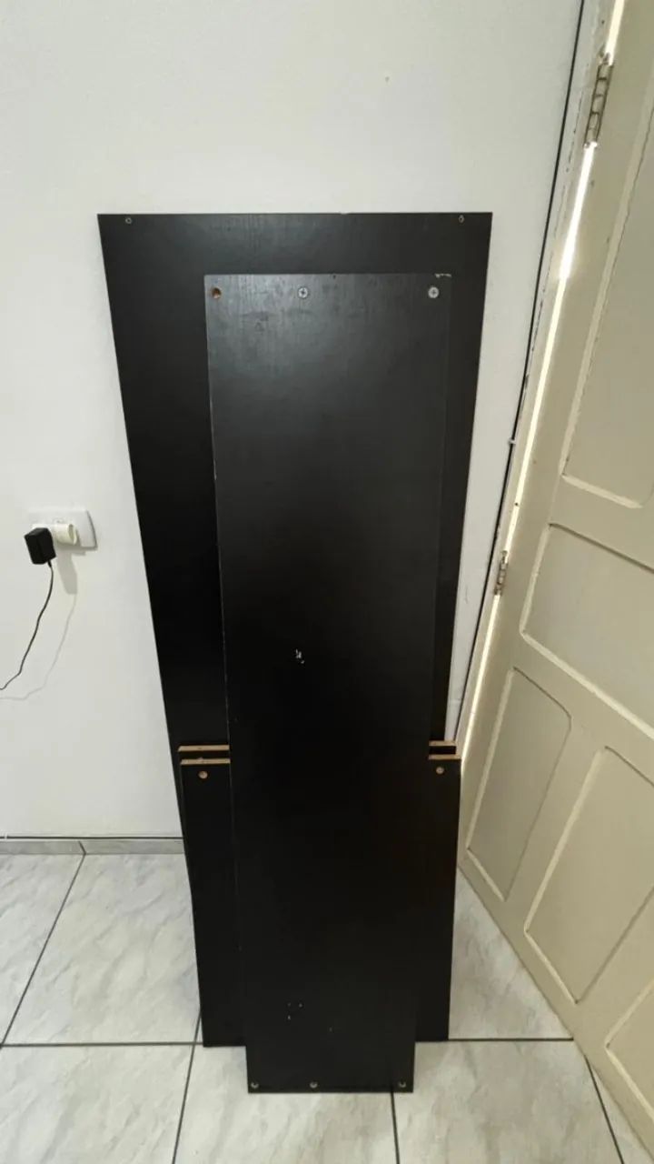 MESA PARA ESCRITÓRIO 1,60 X 0,60 X 0,75 - PRETA - Foto 2