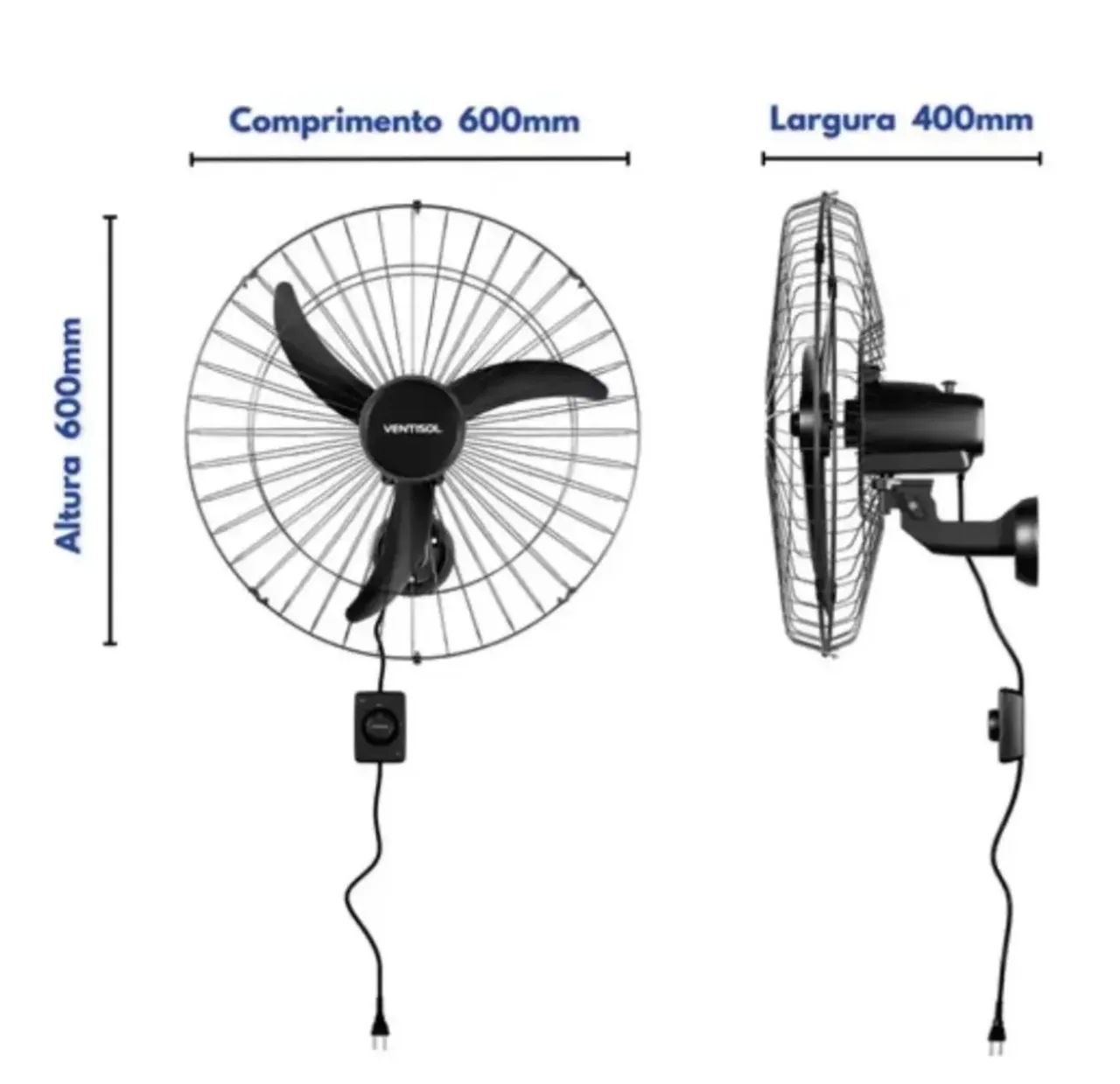 VENTILADOR DE TETO VENTISOL PROFISSIONAL- TESTO NA HORA  - Foto 2