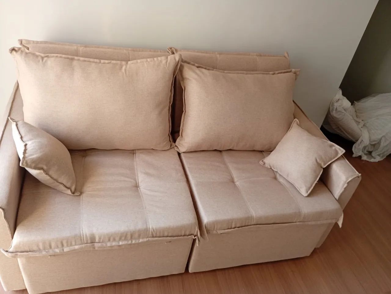 Sofa sem  caixa linho  1,80 mts - Foto 3