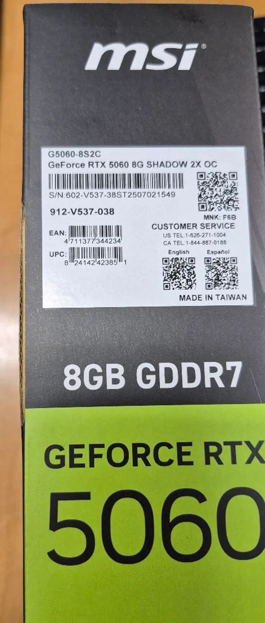Placa de vídeo RTX 5060, ddr7 8gb - Foto 2