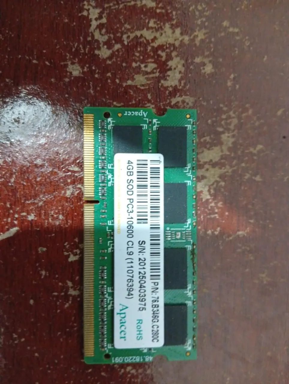 Memoria ram 4gb