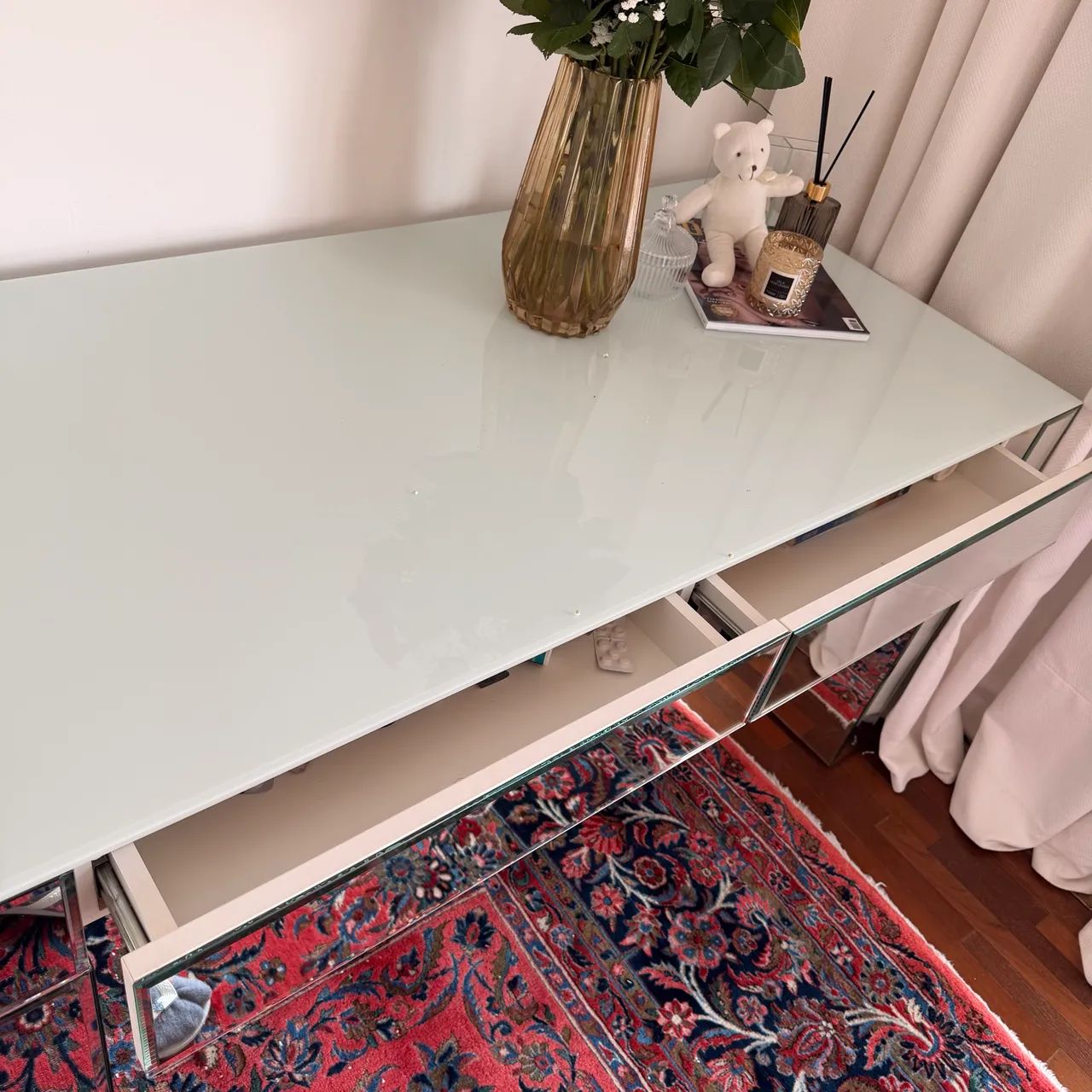 Escrivaninha de espelho ou mesa de maquiagem 