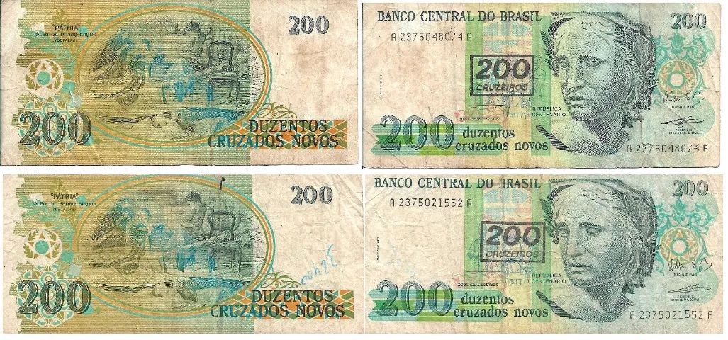 Notas Antigas CRUZADOS NOVOS - Foto 2