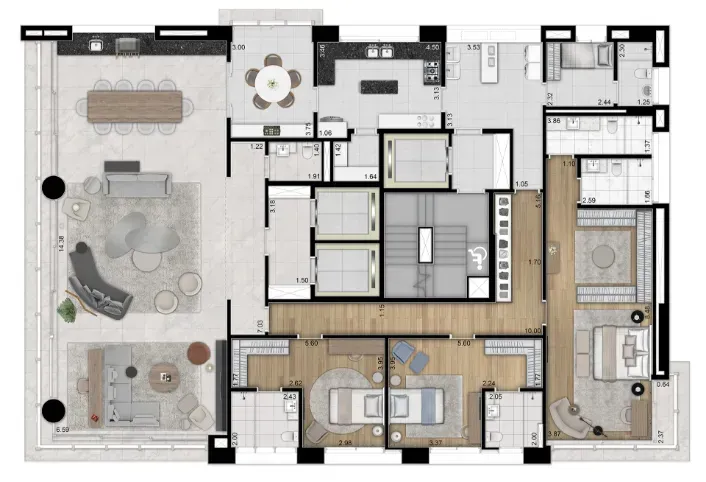 PLANTA 335m²