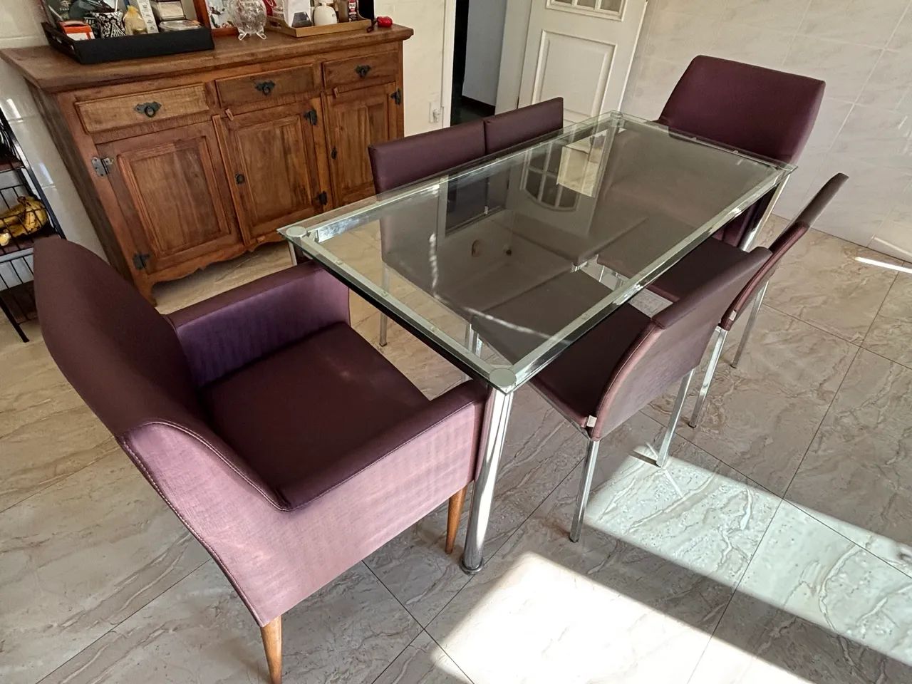 Mesa de jantar com cadeiras Tok & Stok 6 lugares - Foto 4