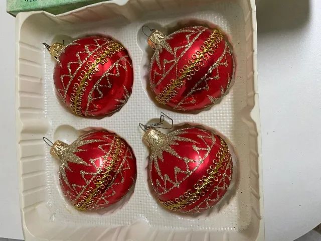 Bolas de Natal de vidro