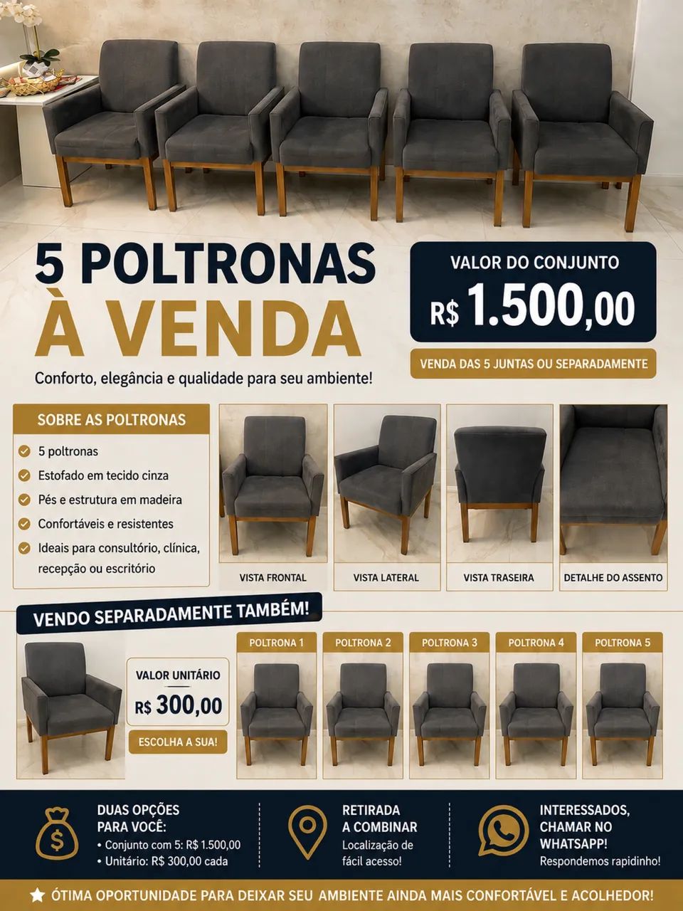 VENDO POLTRONAS