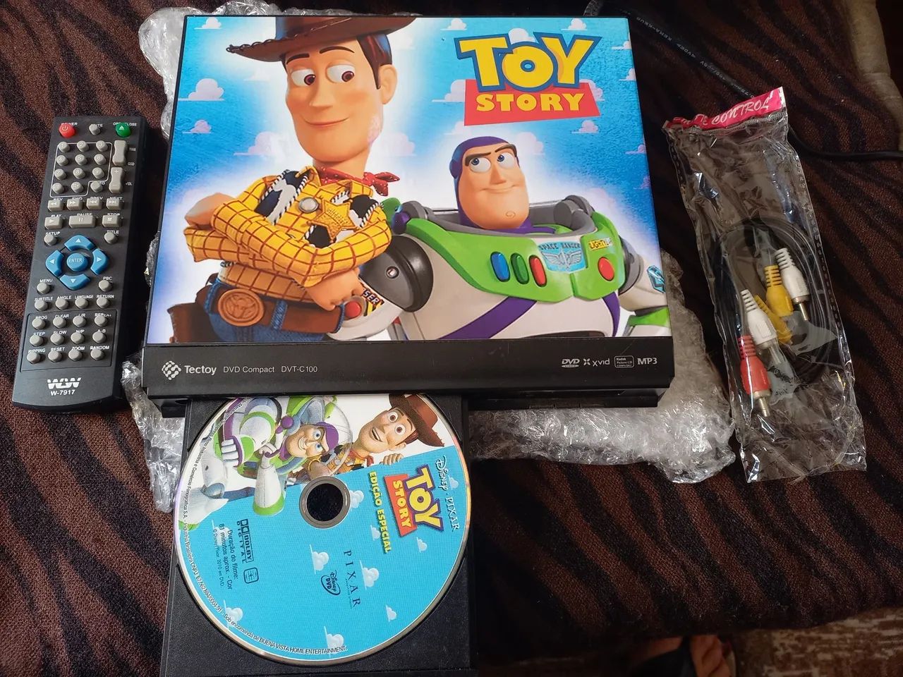 DVD TECTOY C100 COM TOY STORY. Completo e conservado.  - Foto 3