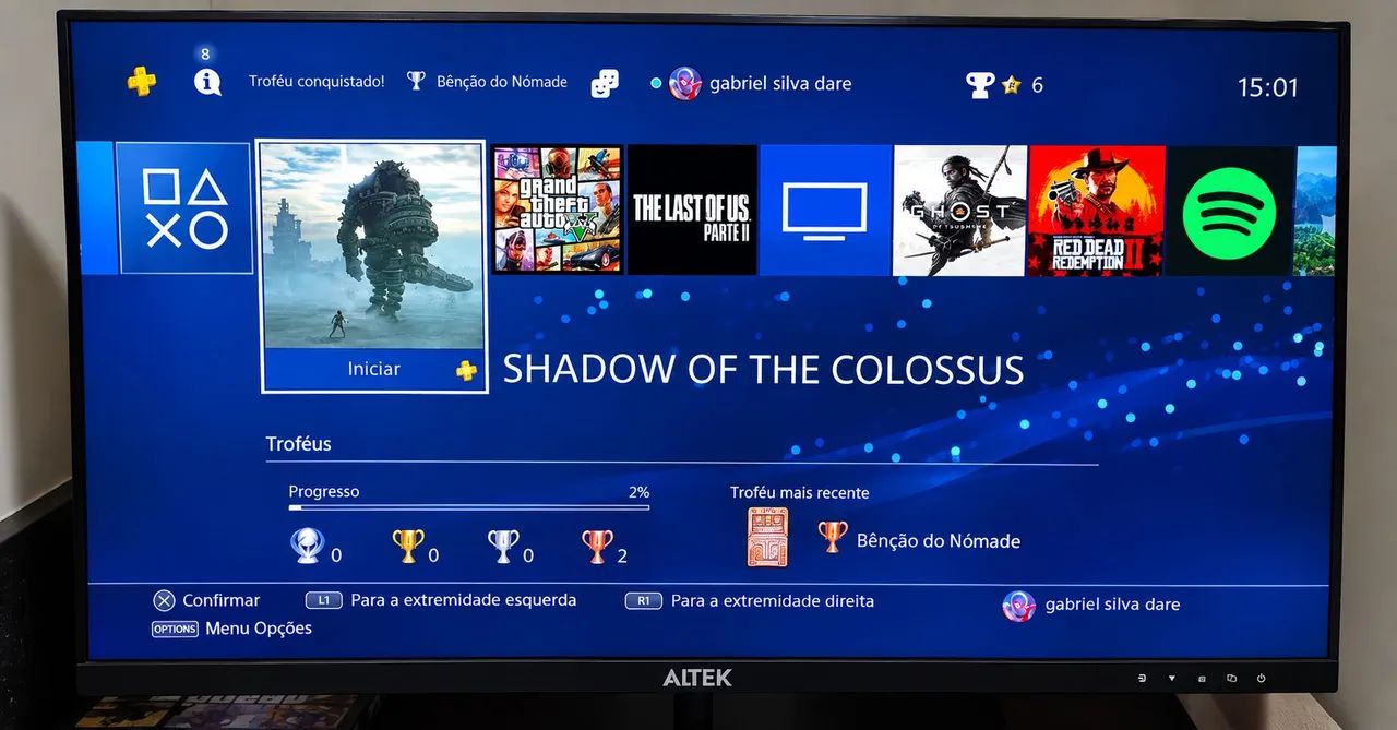 ? PS4 PRO + CONTROLE ORIGINAL + 3 JOGOS - Foto 4