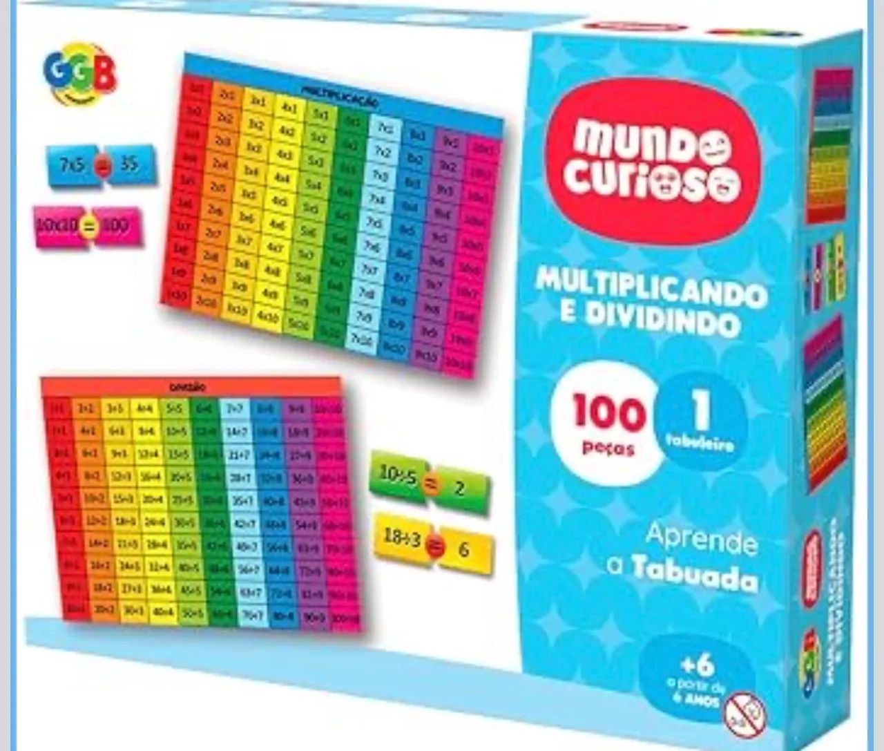 Jogo Tabuada Multiplicando e Dividindo Matemática