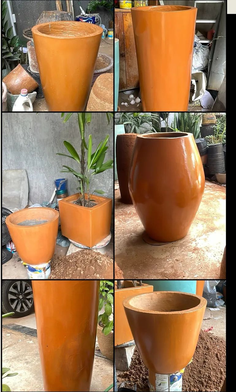 Vasos de cimento 