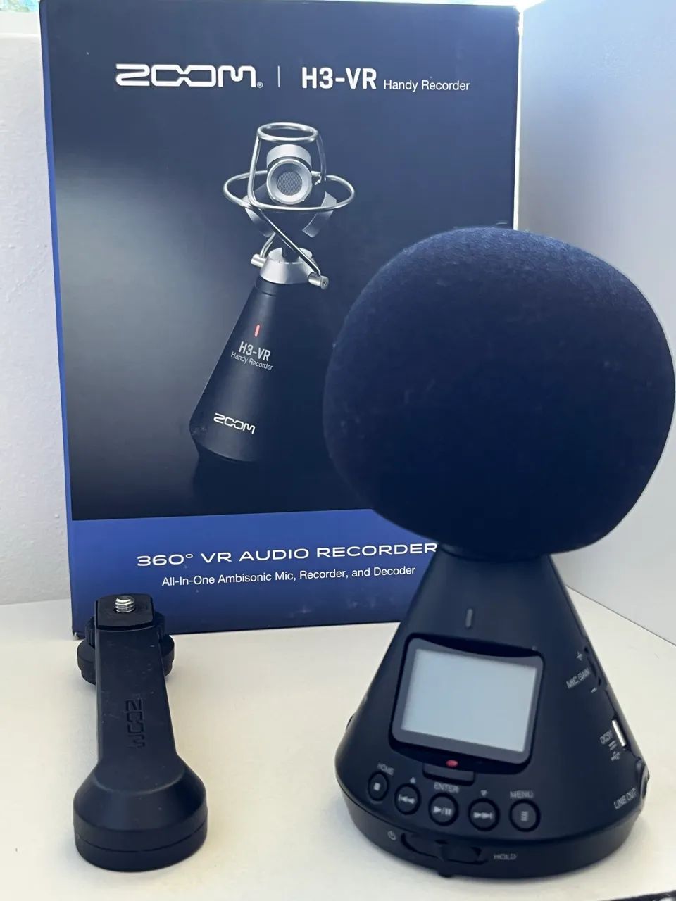 Zoom H3-VR Handy Recorder - Gravador de Áudio Ambiônico 360