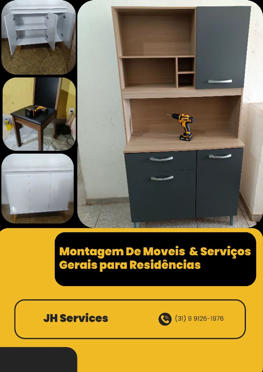 Montagem de Moveis e Serviços residencias em Geral