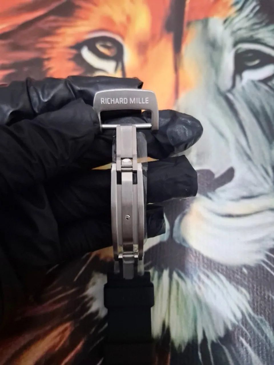 Relógio RICHARD MILLE MODELO RAFAEL NADAL PULSEIRA PRETO AUTOMÁTICO  - Foto 5