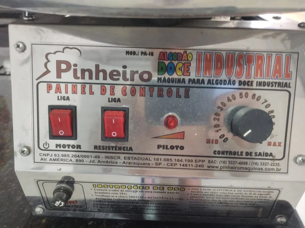 Máquina de algodão doce  - Foto 4