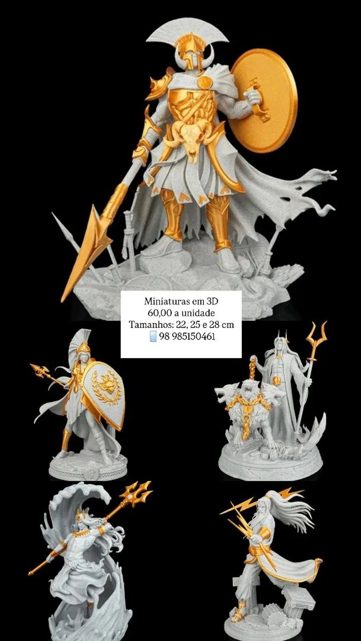 Miniaturas 3D sob encomenda ?