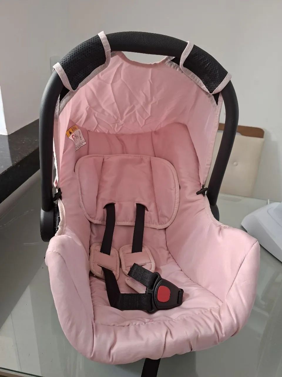 Bebê conforto galzerano rosa 