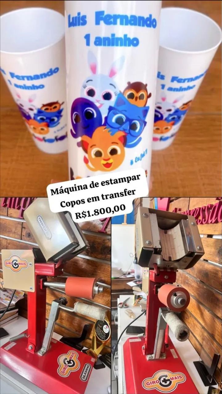 Maquina De estampar copos 