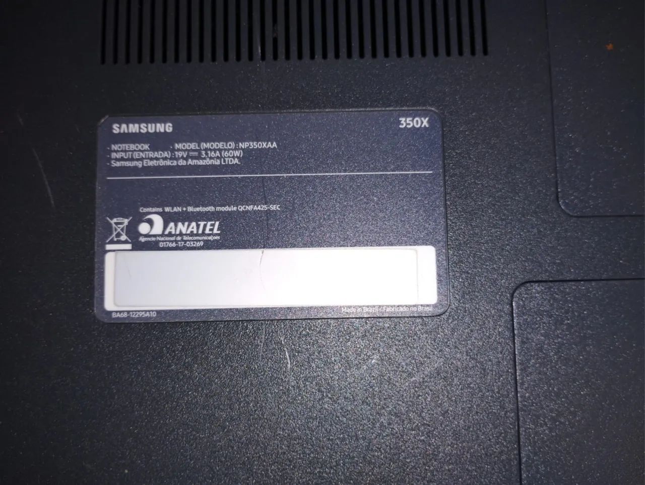 Carcaça notebook samsung np350 xaa completa. - Foto 4