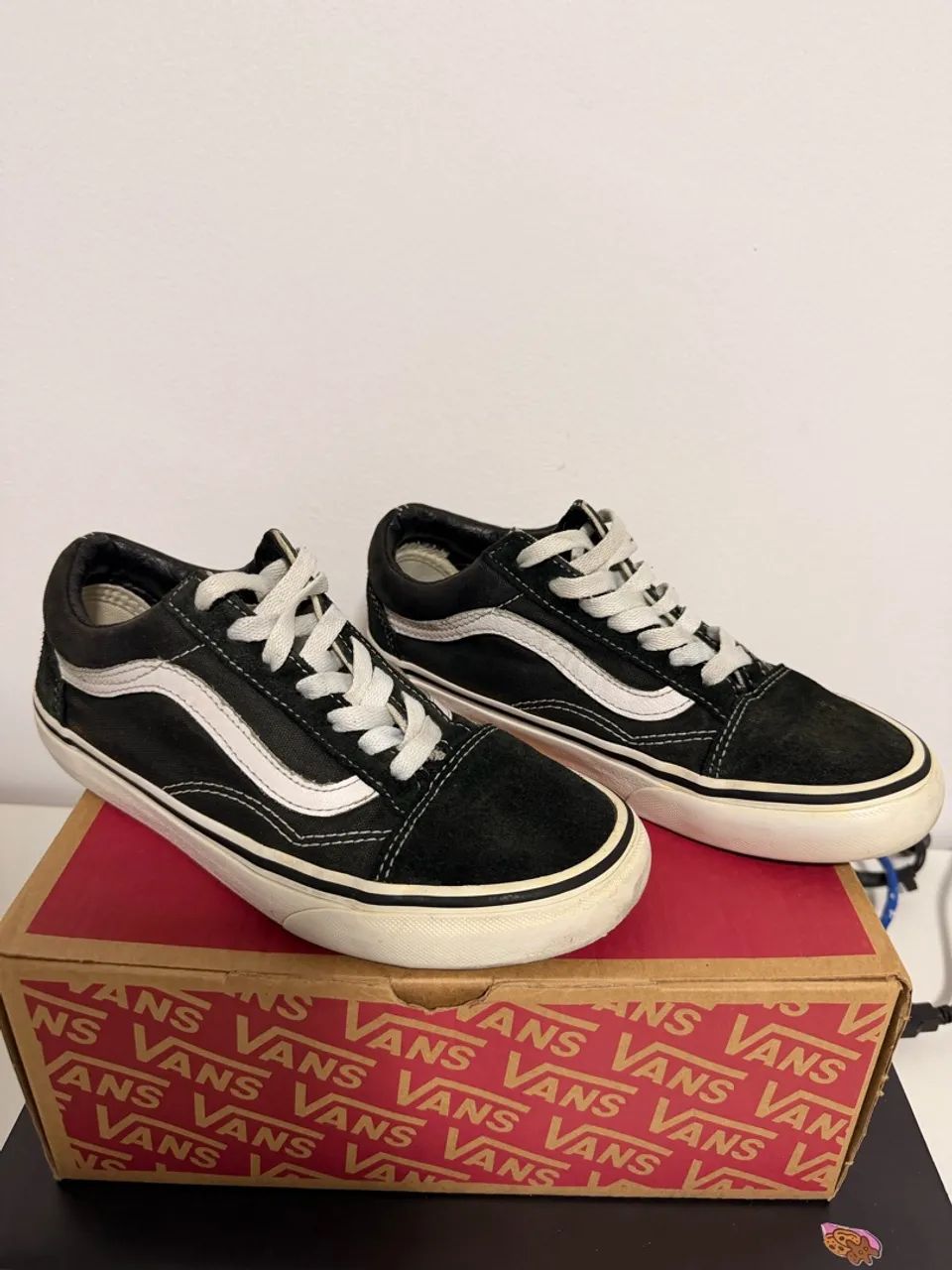 Tênis Old Skool Black White Original Tam. 34 - Foto 3