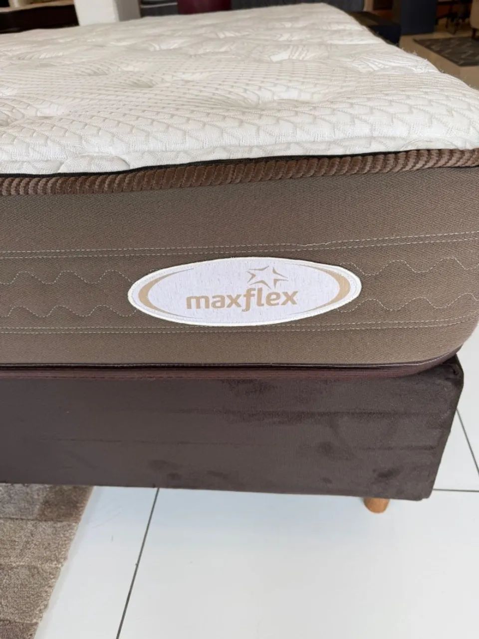 Cama box Queen MAXFLEX SEMINOVO - Entrego!  - Foto 3
