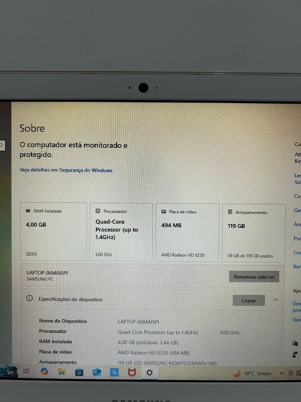 Notebook - Ativ book 9 Lite Samsung  - Foto 3
