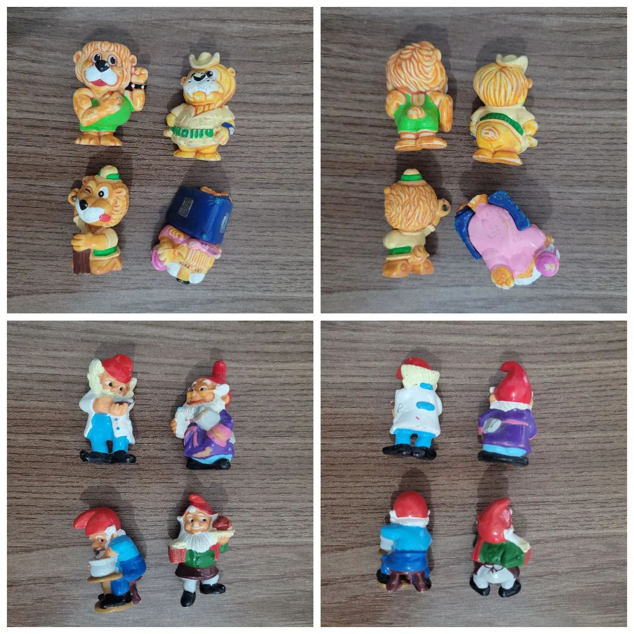 Lote com 8 brinquedos Kinder Ovo