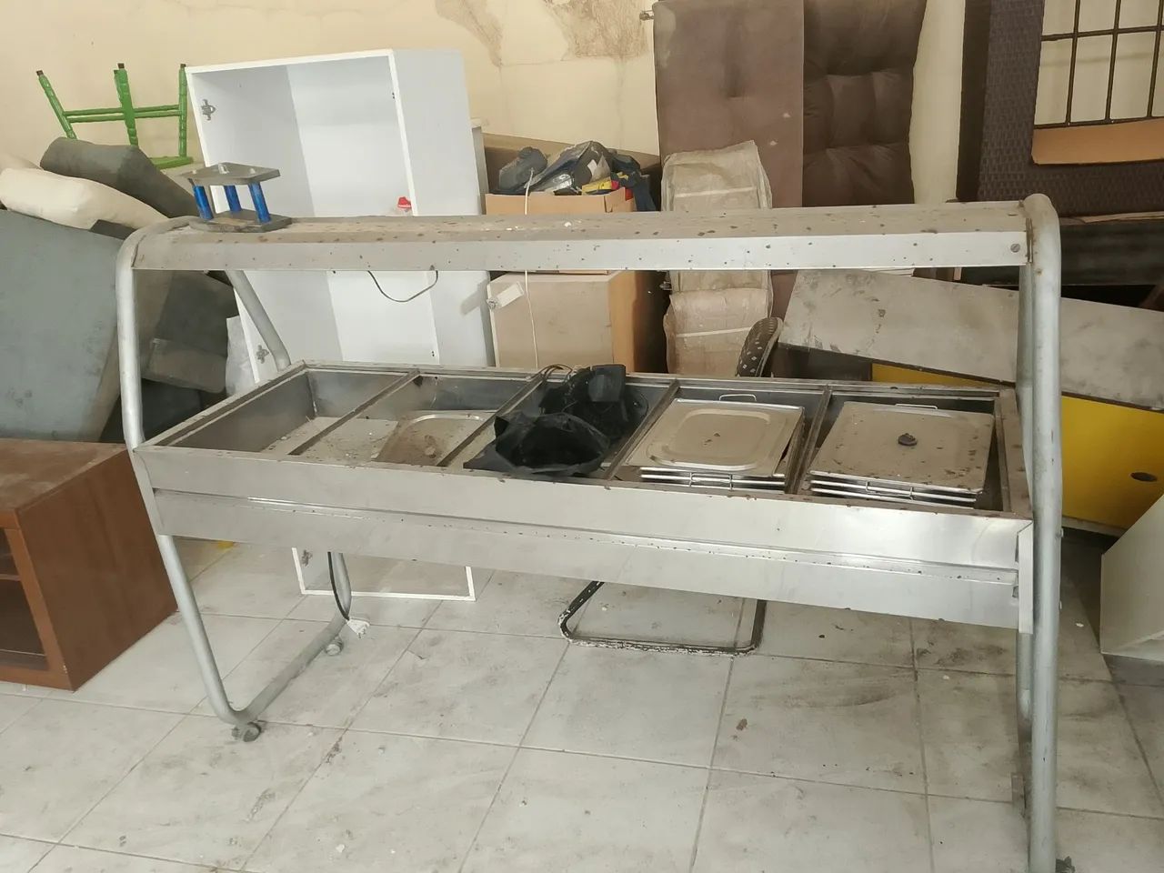 Buffett térmico com 5 baías 