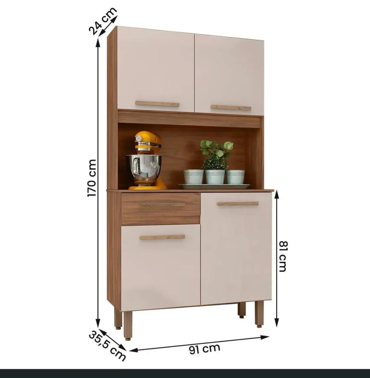 Armário de cozinha novo com entrega e montagem  - Foto 4