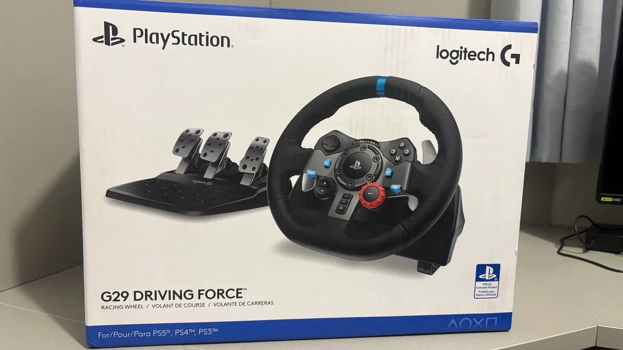 Volante G29 + câmbio 