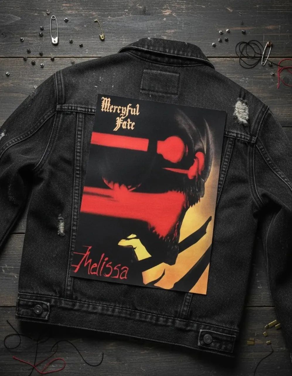 Backpatch Mercyful Fate Melissa 28x20 cm