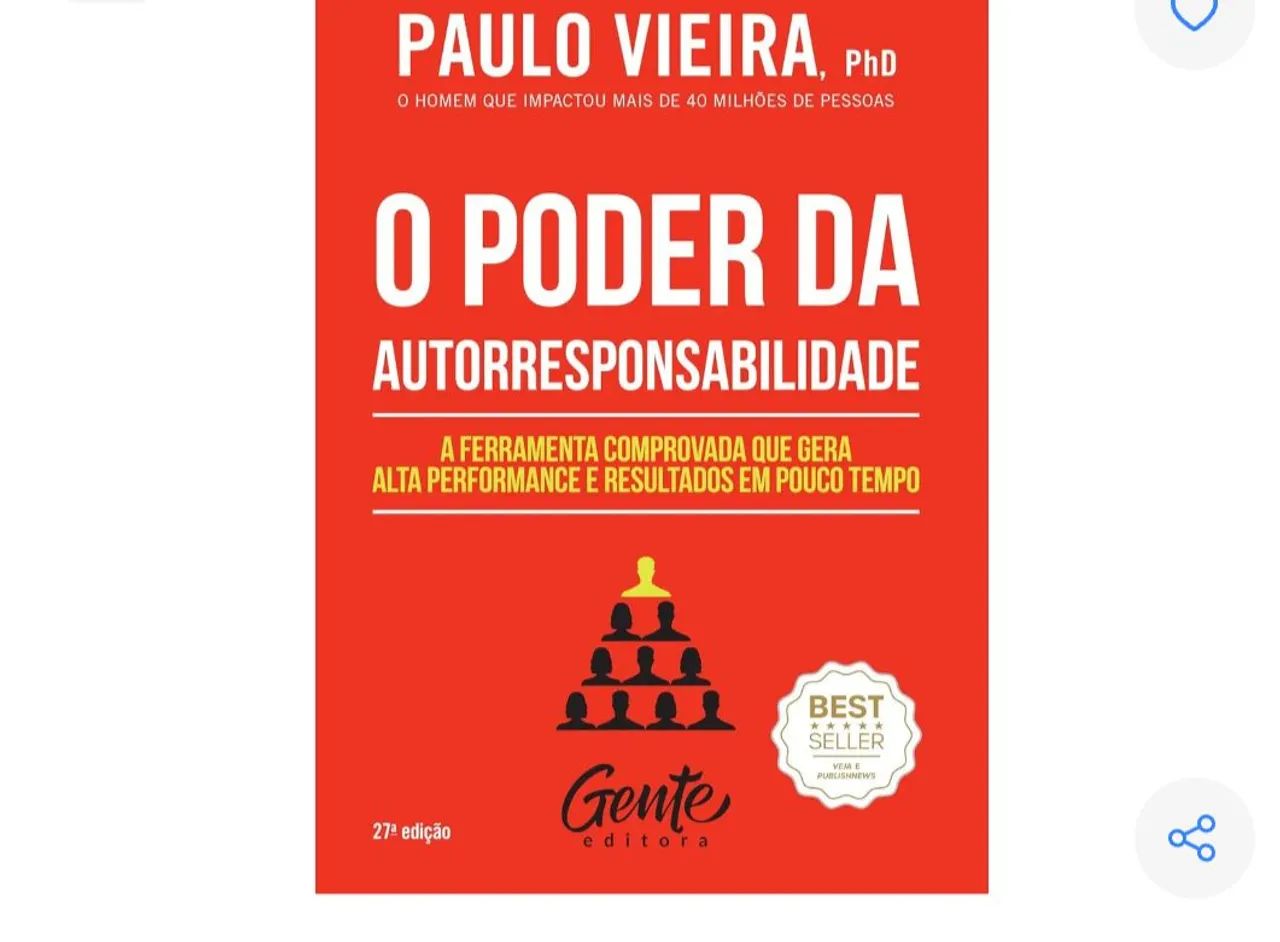 Livro o poder da auto responsabilidade