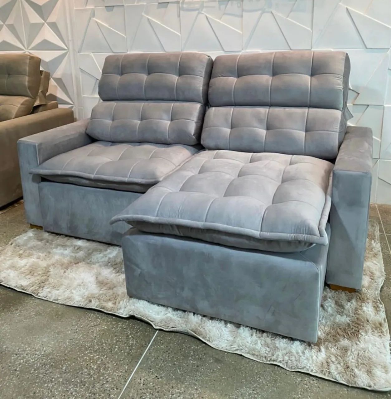 SOFÁ RETRÁTIL E RECLINÁVEL GARDEN - 2 LUGARES - Foto 2