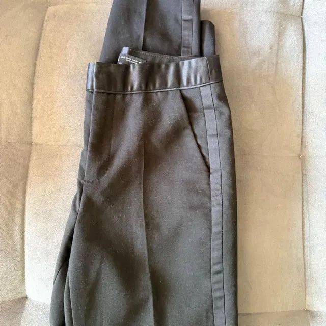 calça de alfaiataria preto zara - Foto 3