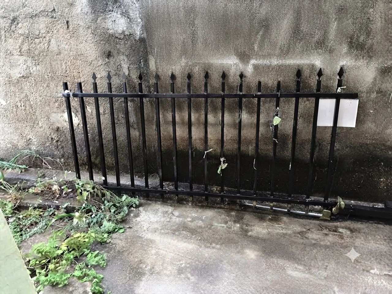Grade de ferro para muro
