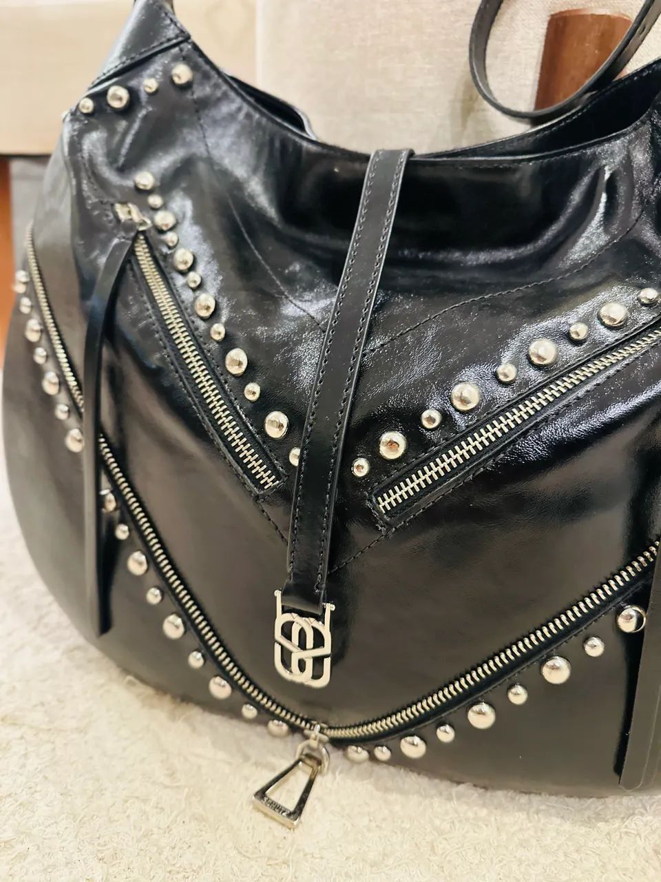 Bolsa de couro legítimo schutz original  - Foto 5