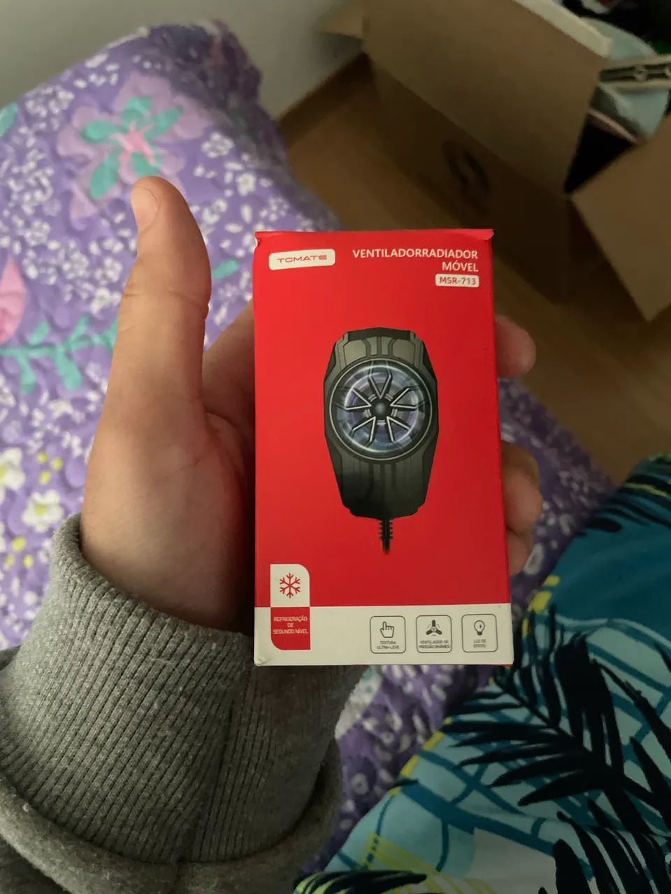 Caixa de som e culler gamer para celular  - Foto 3