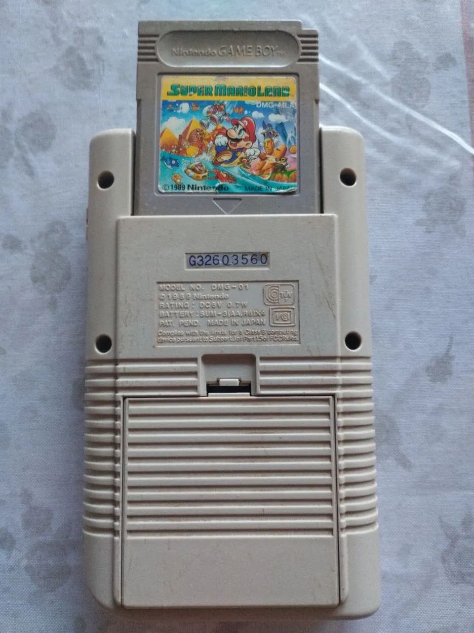 Game boy clássico Nintendo made in Japan 1989.