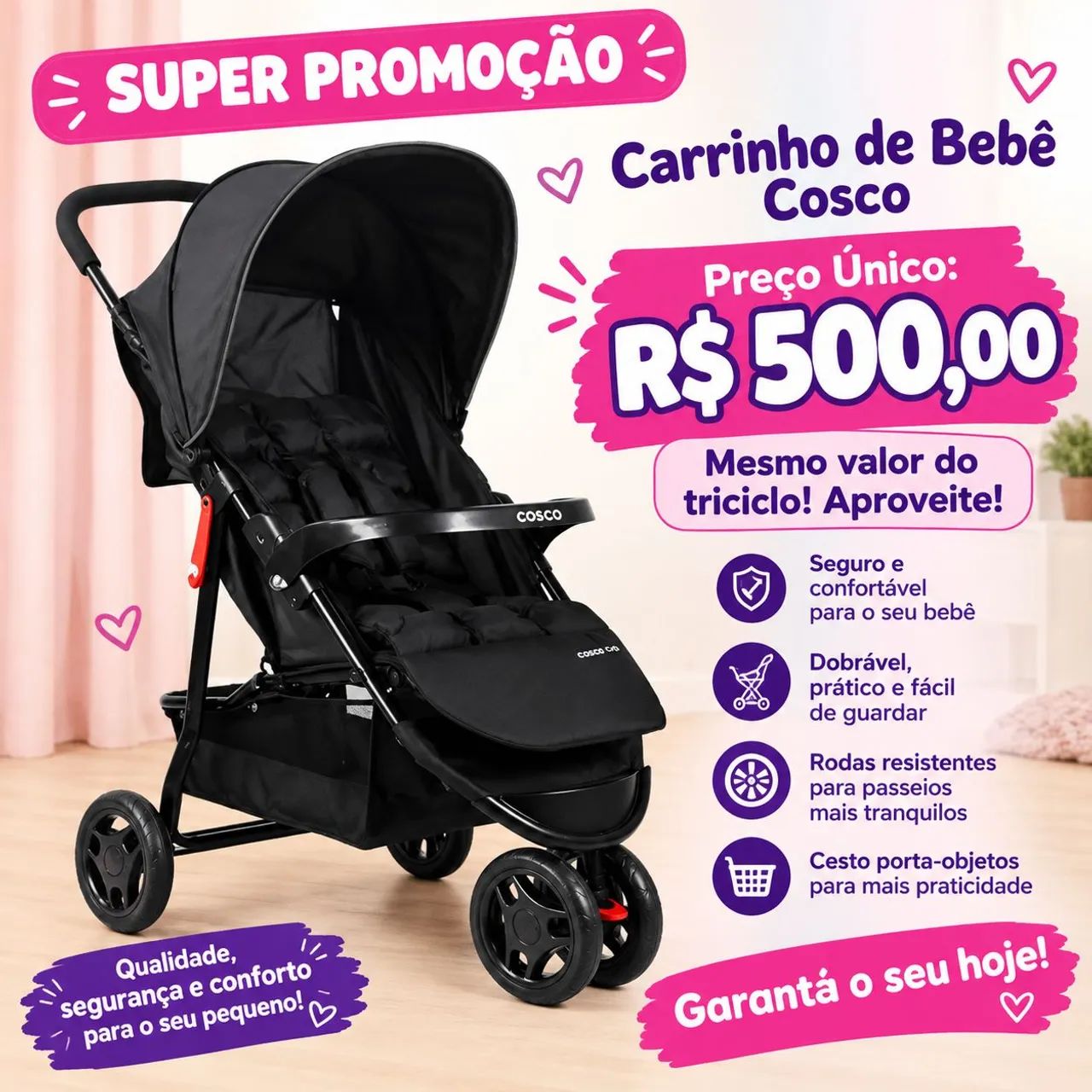 Carrinho de bebê 