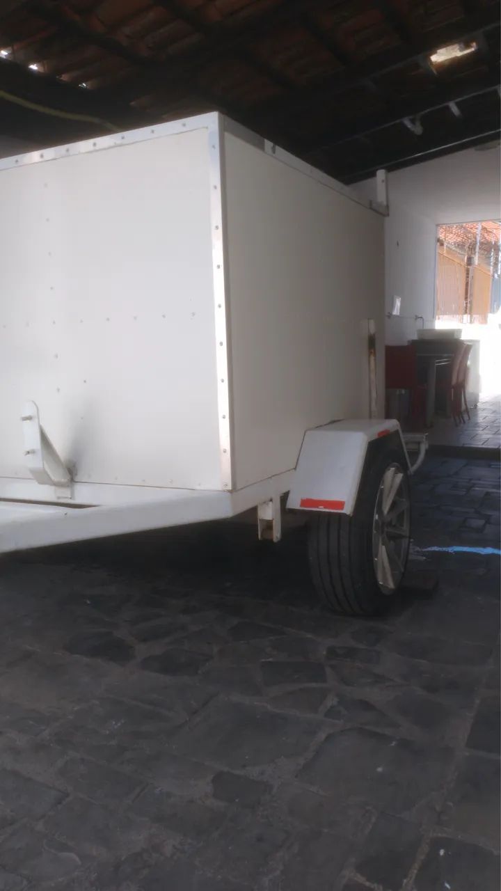 Carretinha reboque do tipo baú fechado  - Foto 3
