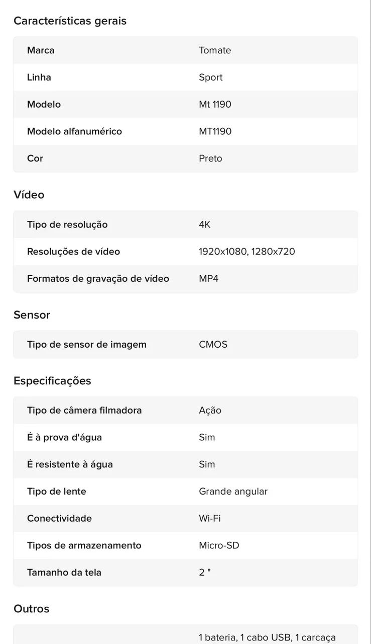 Câmera Tomate Full HD - Foto 3