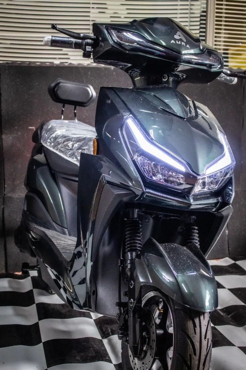Moto Scooter Elétrica Aura Ventus 1000w - Autopropelido Verde-escuro