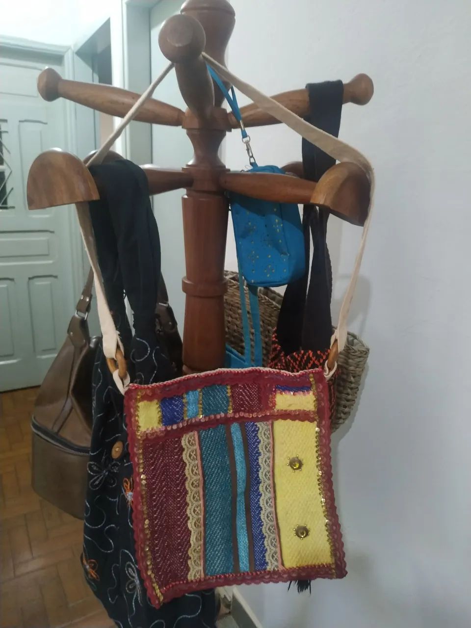 Bolsa Artesanal estilo étnico / Boho  - Foto 3