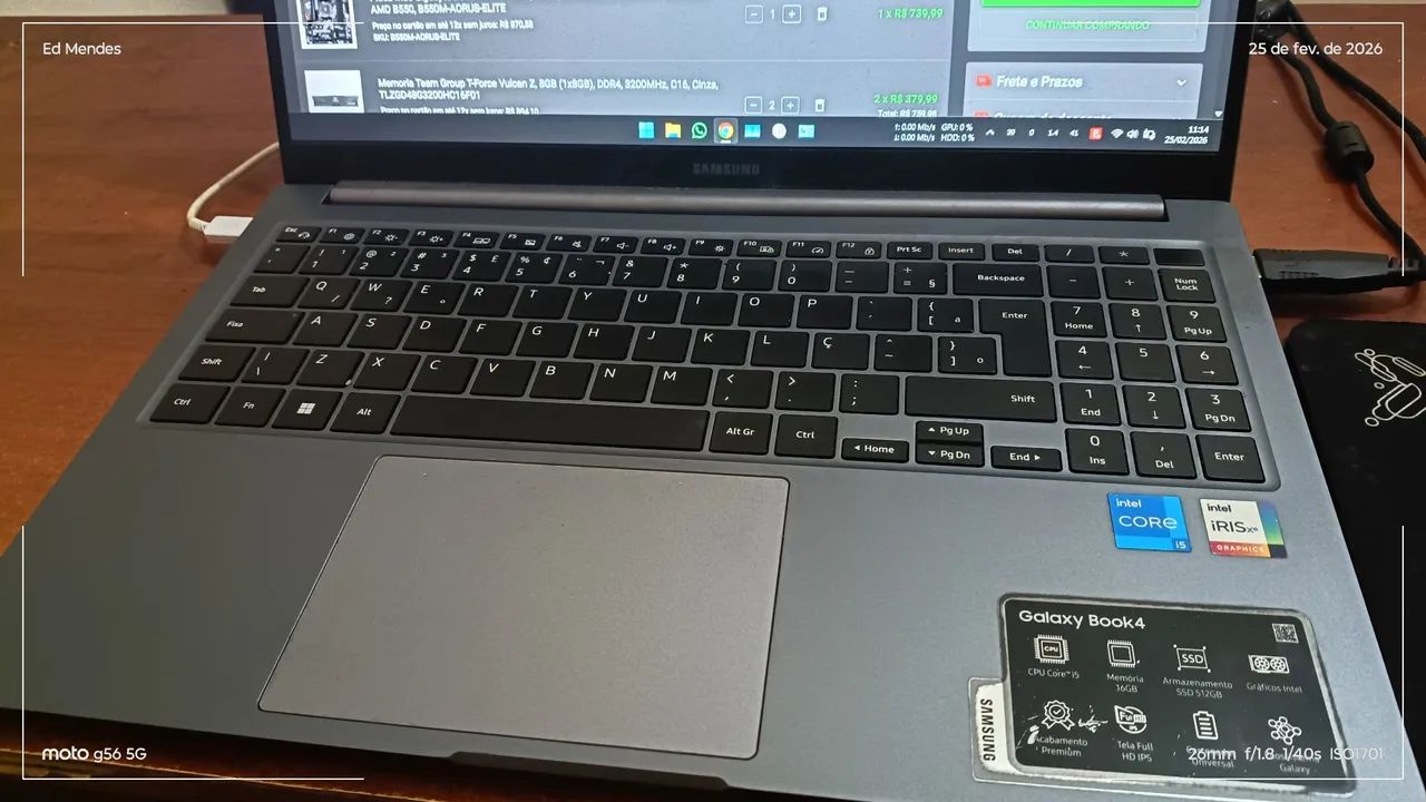 Galaxy Book4 2025 com NF, 10 núcleos 16GB - Foto 5