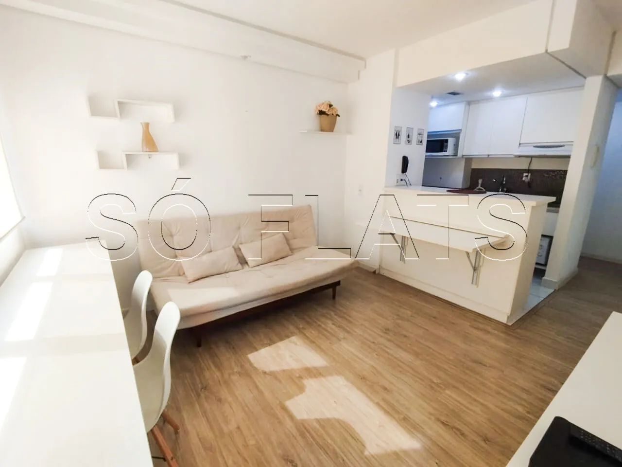 Flat QI Inteligence para venda com 38m², 01 dorm e 01 vaga de garagem